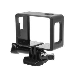REFLEX CAMERA Frame Mount for SJCAM SJ4000 – Lightweight ABS Protective Cage with Base & Screw | Open Port Access | Heat Dissipation Design for Action Sports Cameras