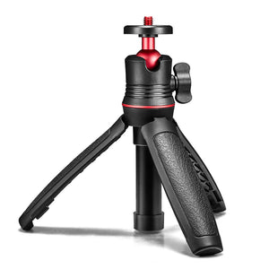 Reflex Camera Desktop Mini Tripod & Selfie Stick – 360° Ball Head, Extendable 15.5cm-32.5cm, Stable & Lightweight, Universal 1/4” Thread, Compatible with DSLR, DSLM & Action Cameras