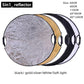 REFLEX CAMERA 5-in-1 Photography Reflector Kit 90×120cm Rectangular | Translucent, Silver, Gold, White, Black | Dual Handle Collapsible Light Reflector for Professional Photography