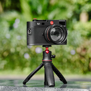 Reflex Camera Desktop Mini Tripod & Selfie Stick – 360° Ball Head, Extendable 15.5cm-32.5cm, Stable & Lightweight, Universal 1/4” Thread, Compatible with DSLR, DSLM & Action Cameras