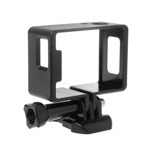 REFLEX CAMERA Frame Mount for SJCAM SJ4000 – Lightweight ABS Protective Cage with Base & Screw | Open Port Access | Heat Dissipation Design for Action Sports Cameras