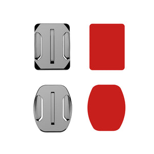 REFLEX CAMERA Adhesive Flat/Curved Mount Buckle Clips compatible with GoPro, DJI, Insta360, and More – Secure Helmet & Surface Mount for Action Cameras