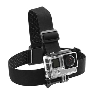 REFLEX CAMERA Adjustable Head Mount Strap for GoPro Hero 13-5, DJI OSMO – Hands-Free POV Headband with Non-Slip Grip for Action Cameras, Ideal for Skiing, Biking, Outdoor Sports