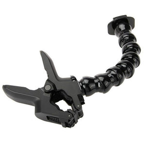 REFLEX CAMERA GoPro Sports Camera Gooseneck Clamp Mount | Flexible Jaws Flex Neck Holder for GoPro Hero, DJI Osmo, Insta360, AKASO | Adjustable Mount for Action Filming & Creative Angles