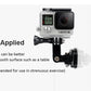 REFLEX CAMERA Adhesive Flat/Curved Mount Buckle Clips compatible with GoPro, DJI, Insta360, and More – Secure Helmet & Surface Mount for Action Cameras