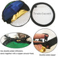Reflex Camera 7-in-1 Photography Reflector 60cm Round – Translucent/Silver/Gold/White/Black/Blue/Green – Light Diffuser & Chroma Key Background Kit with Carrying Case