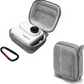 Portable Carrying Case for Go Pro Hero 13-5, DJI Osmo Action, – Mini Protective Travel Storage Bag with Lens Protection, EVA Hard Shell, Carabiner Clip – Action Camera Accessory