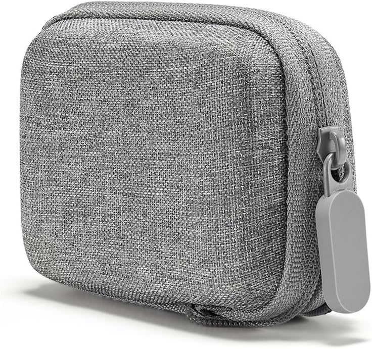 Portable Carrying Case for Insta360 GO3, – Mini Protective Travel Storage Bag with Lens Protection, EVA Hard Shell, Carabiner Clip – Action Camera Accessory