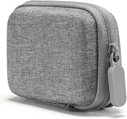 Portable Carrying Case for Go Pro Hero 13-5, DJI Osmo Action, – Mini Protective Travel Storage Bag with Lens Protection, EVA Hard Shell, Carabiner Clip – Action Camera Accessory