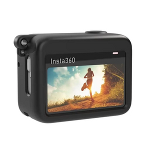 REFLEX CAMERA Silicone Protective Case for Insta360 GO 3 – Soft Dustproof Scratch-Resistant Cover for Action Camera, Lightweight Shockproof Durable Accessory (Black)