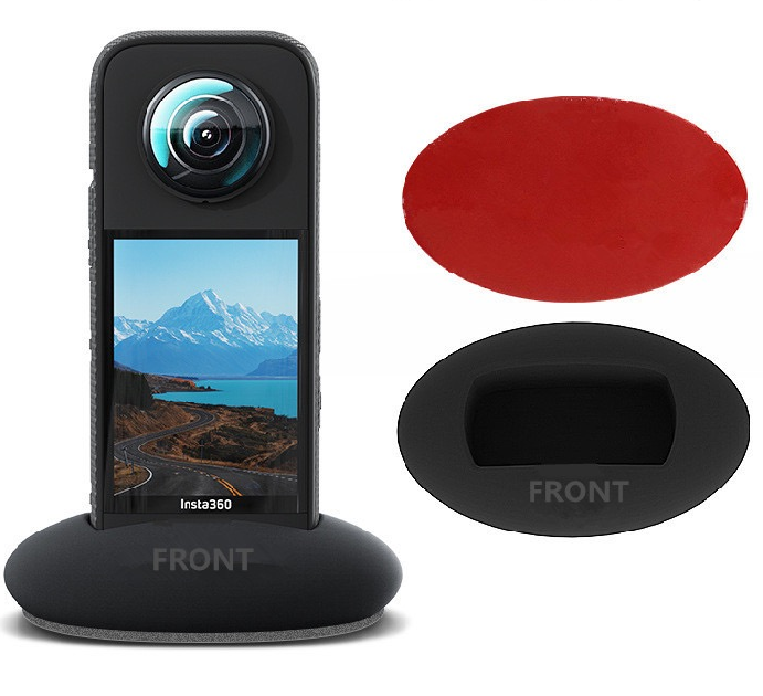REFLEX CAMERA CPC-360X44 Silicone Base for Insta360 X4 – Durable Support Stand for Outdoor Panoramic Filming