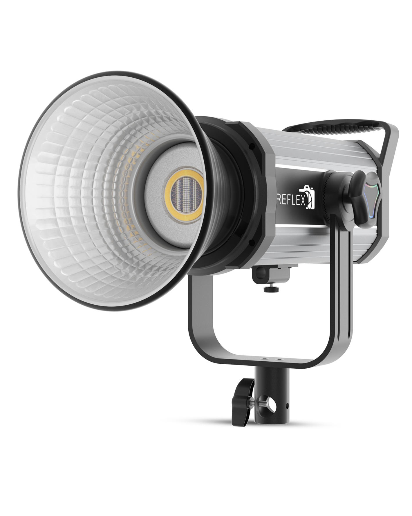 REFLEX CAMERA 100W LED RGB Video Light – COB, 14,000 Lumens, Full Color Spectrum, 8 FX Scenes, App Control, 3200-5600K, 97 CRI, Ideal for Continuous Lighting Photography