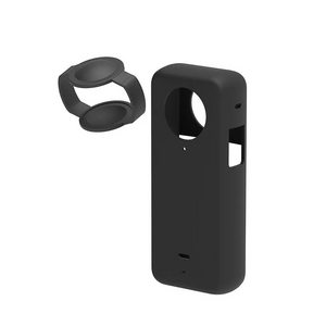 Reflex Camera Silicone Protective Case for Insta360 X4 – Anti-Scratch Shockproof Sleeve with Lens Cap, Precise Fit, Soft Grip, All-Around Protection for Insta360 X4 Action Camera (Blue)