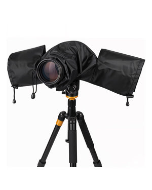 REFLEX CAMERA Waterproof DSLR/SLR Rain Cover with Sleeves & Clear Viewing Window – Universal Fit for Sony, Canon, Nikon – Durable Nylon Protection for Outdoor Photography in Rain, Snow & Dust