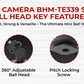 REFLEX CAMERA BHM-TE339 Mini Snail Ball Head with Cold Shoe Mount – Lightweight Aluminum Ball Head for Monitors, Phone Holders & Camera Accessories – 2.5kg Load Capacity
