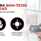 REFLEX CAMERA BHM-TE339 Mini Snail Ball Head with Cold Shoe Mount – Lightweight Aluminum Ball Head for Monitors, Phone Holders & Camera Accessories – 2.5kg Load Capacity