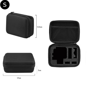 REFLEX CAMERA Hard Shell EVA Small Carrying Case Compatible with GoPro Hero 13 12 11 10 9 8 7 6 – Protective Storage Bag for Action Camera Accessories – Durable, Compact Travel Case – Black