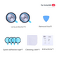 Reflex Camera Protective Lens Glasses for Insta360 X3 – Scratch-Resistant Ultra-Clear Lens Guards with Adhesive Kit and Removal Tool for 360° Action Cameras