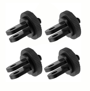 REFLEX CAMERA 4-Pack 1/4" Tripod Adapter Mount for Go Pro Hero 13-5, D J I Osmo, Insta 360 – Universal Camera Converter for Action Cameras, Compatible with Go Pro Mounts & Accessories