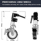 REFLEX CAMERA Set of 3 Photography Swivel C Stand Tripod Dolly Wheels - Anti Vibration - with Step Lock 360° Rotation to fit 25mm Feet to add Mobility to Fixed Stands
