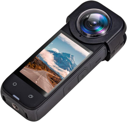 Reflex Camera Premium Lens Guards for Insta360 X4 Action Camera – Ultra-Clear Clip-On Tempered Glass Lens Protectors for Scratch and Impact Resistance