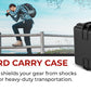 Reflex Camera Professional Hard Carry Case - Waterproof, Dustproof, Shockproof with Customizable Foam Interior, IP67 Rated, Pressure Relief Valve, Heavy-Duty Protection