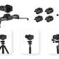 ZEAPON Revolver Quick Release Plate System – Ultra-Fast Snap Lock Camera Quick Release with 1/4” & 3/8” Mount – Heavy-Duty 10kg Load for Tripods, Sliders & Heads