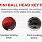 REFLEX CAMERA BHM-TE277 360 Rotation Aluminum Alloy Mini Ball Head for Monitor, Action Camera, Phone and Led light with Cold Shoe
