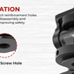 REFLEX CAMERA BHM-TE339 Mini Snail Ball Head with Cold Shoe Mount – Lightweight Aluminum Ball Head for Monitors, Phone Holders & Camera Accessories – 2.5kg Load Capacity