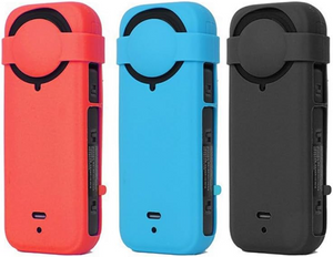 Reflex Camera Silicone Protective Case for Insta360 X4 – Anti-Scratch Shockproof Sleeve with Lens Cap, Precise Fit, Soft Grip, All-Around Protection for Insta360 X4 Action Camera (Red)