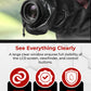 REFLEX CAMERA Waterproof DSLR/SLR Rain Cover with Sleeves & Clear Viewing Window – Universal Fit for Sony, Canon, Nikon – Durable Nylon Protection for Outdoor Photography in Rain, Snow & Dust