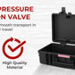 Reflex Camera Professional Hard Carry Case - Waterproof, Dustproof, Shockproof with Customizable Foam Interior, IP67 Rated, Pressure Relief Valve, Heavy-Duty Protection