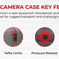 Reflex Camera Professional Hard Carry Case - Waterproof, Dustproof, Shockproof with Customizable Foam Interior, IP67 Rated, Pressure Relief Valve, Heavy-Duty Protection