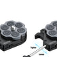 ZEAPON Revolver Quick Release Plate System – Ultra-Fast Snap Lock Camera Quick Release with 1/4” & 3/8” Mount – Heavy-Duty 10kg Load for Tripods, Sliders & Heads