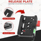 REFLEX CAMERA quick release plate showing aluminum base, spirit level, and mounting features