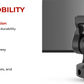 REFLEX CAMERA BHM-TE339 Mini Snail Ball Head with Cold Shoe Mount – Lightweight Aluminum Ball Head for Monitors, Phone Holders & Camera Accessories – 2.5kg Load Capacity