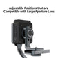 ZEAPON PONS Motorized Pan Head – Intelligent 360° Motorized Camera Pan Head with LCD Control & App Support for Video, Timelapse & Panoramic Photography