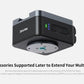ZEAPON PONS Motorized Pan Head – Intelligent 360° Motorized Camera Pan Head with LCD Control & App Support for Video, Timelapse & Panoramic Photography
