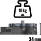 ZEAPON Revolver Quick Release Plate System – Ultra-Fast Snap Lock Camera Quick Release with 1/4” & 3/8” Mount – Heavy-Duty 10kg Load for Tripods, Sliders & Heads