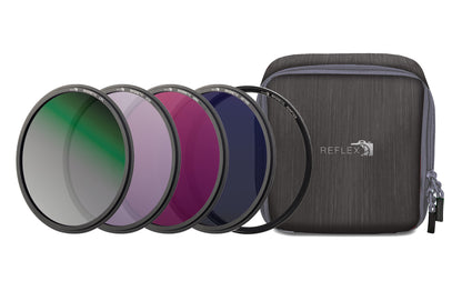 Reflex Camera 67mm Magnetic Filter Kit – ND8, ND64, ND1000, CPL Filters with Magnetic Adapter & Case – Pro Optical Glass Filters for DSLR & Mirrorless Cameras