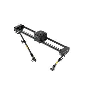 ZEAPON AXIS 120 Multi-Axis Motorized Camera Slider (2-Axis) – Carbon Fiber 120cm Electric Slider with Built-In Pan Head, LCD Control & App Support for Cinematic Video & Timelapse