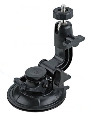 REFLEX CAMERA 1/4" Screw 180° Rotate Suction Mount | 9cm Suction Cup Holder for GoPro Hero 13–5, Insta360, DJI, Smartphones | Adjustable Camera & Phone Mount for Car Windshield, Dashboard, Glass