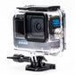 REFLEX CAMERA 60M/196FT Waterproof Dive Housing Case for GoPro Hero 13–9 – Clear Protective Underwater Casing with Bracket & Tempered Lens for Scuba, Surfing, Snow, Extreme Sports