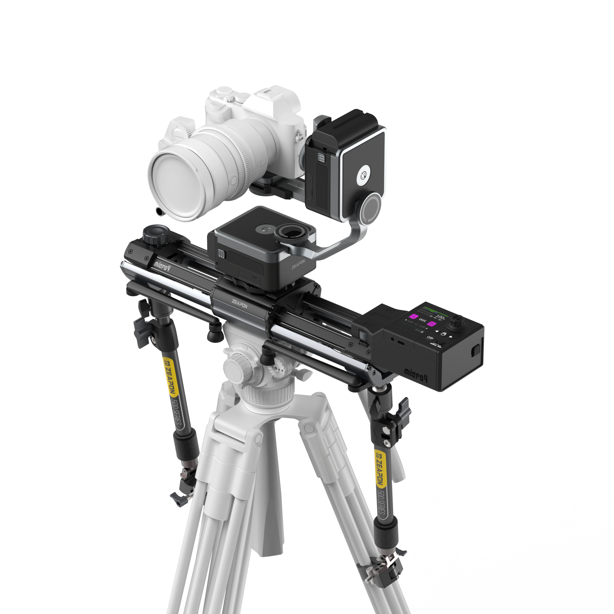 ZEAPON Professional Micro4 M500 Motorised Camera Slider Kit with Intel