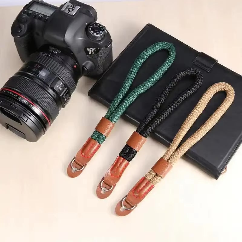 Stretchable Camera Reflex Camera Soft Comfortable Nylon Rope Camera Neck & Hand Wrist Str