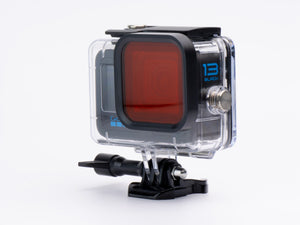 REFLEX CAMERA 60M/196FT Waterproof Dive Housing Case for GoPro Hero 13–9 – Clear Protective Underwater Casing with Bracket & Tempered Lens for Scuba, Surfing, Snow, Extreme Sports
