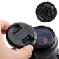REFLEX CAMERA 40.5mm Center Pinch Snap-on Cap Cover – Compatible with Canon, Nikon, Sony, Pentax DSLR Camera Lenses – Durable Front Lens Protector Against Dust, Scratches & Sunlight