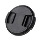 REFLEX CAMERA 40.5mm Center Pinch Snap-on Cap Cover – Compatible with Canon, Nikon, Sony, Pentax DSLR Camera Lenses – Durable Front Lens Protector Against Dust, Scratches & Sunlight