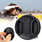 Reflex Camera 43mm Extra Strong Spring DSLR Camera Lens Cap Protection Cover with Anti-loss Rope