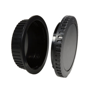 REFLEX CAMERA Camera Body Cover + Lens Rear Cover Cap Kit for Canon EF Cameras